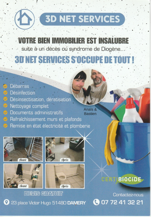 Nettoyage logement insalubre